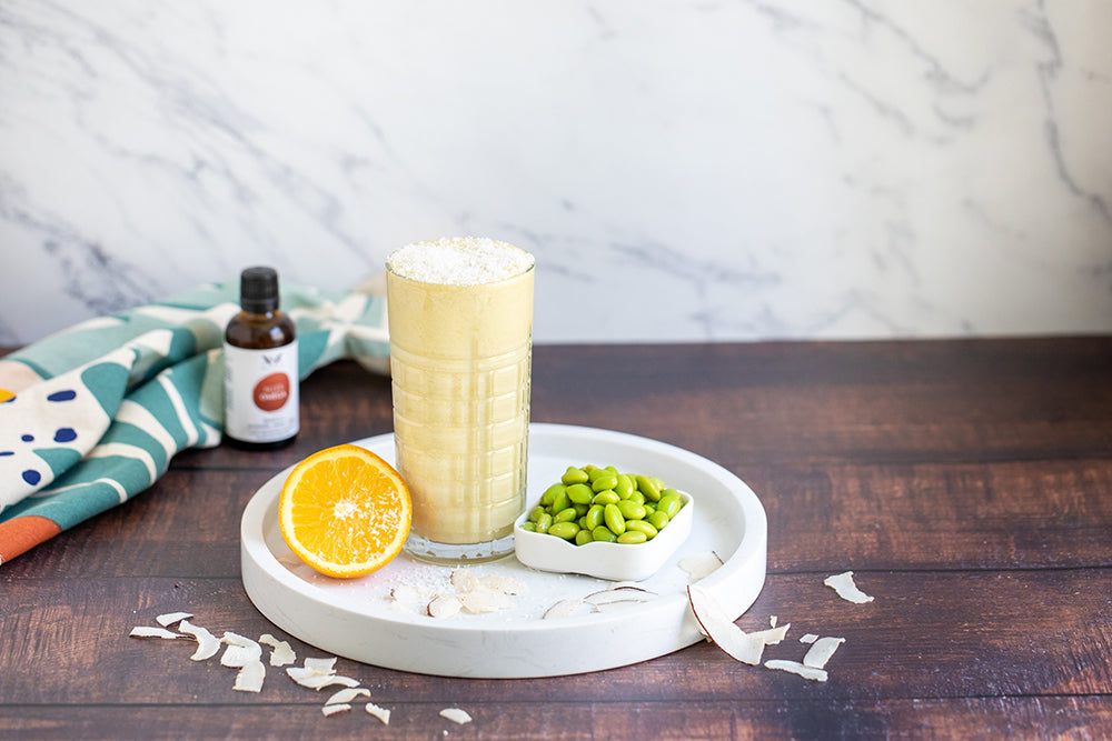 Edamame Pina Colada Smoothie