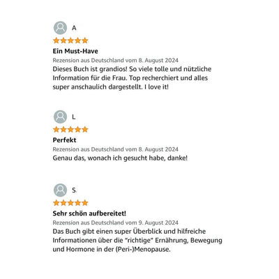 amazon bewertung xbyx women in balance wechseljahre symptome gu buch