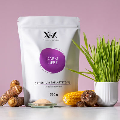 Darm Liebe XbyX Produkt Wechseljahre Darm Ballasststoffe Inhaltsstoffe