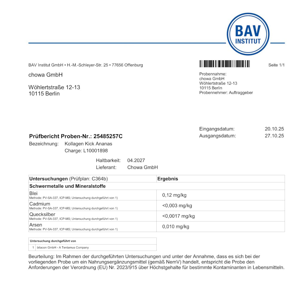 kollagen kick ananas pruefbericht