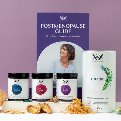 XbyX Postmenopause Set mit Energie XbyX Wechseljahre Hitzewallungen Phytoöstrogene