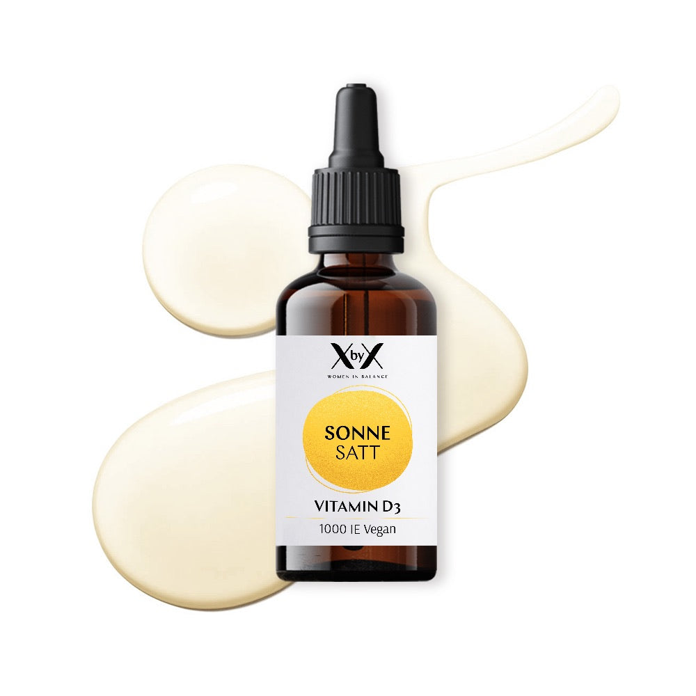 XbyX Sonne Satt Vitamin D3 Vegan Wechseljahre